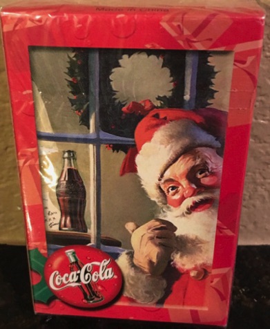 2508-1 € 5,00 coca cola speelkaarten afb kerstman